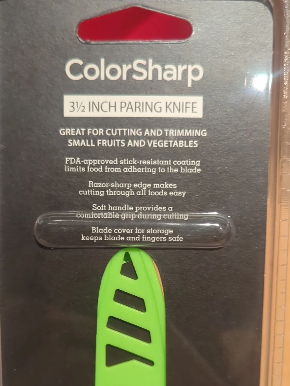 Green Paring Knife - 3.5